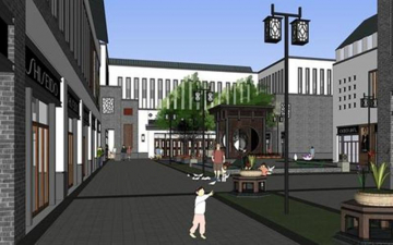 商業(yè)街外墻水漆工程涂裝案例